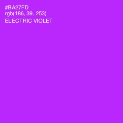 #BA27FD - Electric Violet Color Image